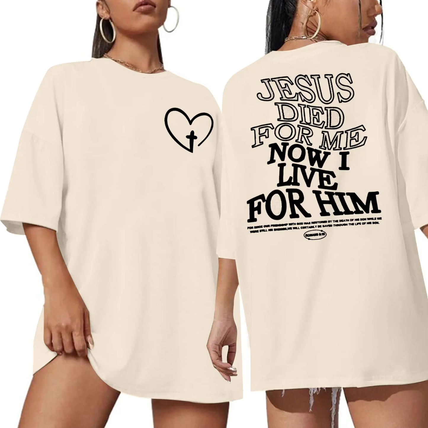 Shirts for Women Bible Verse T-Shirt FaithJesus Inspirational Tee